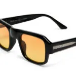 Okkia CLUB Sunglasses STROMBOLI Black (Yellow Lenses) - Image 5