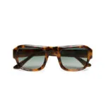 Okkia CLUB Sunglasses STROMBOLI Classic Havana (Green Lenses)