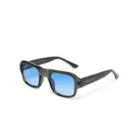 Okkia CLUB Sunglasses STROMBOLI Translucent Smoke (Blue Lenses) - Image 3