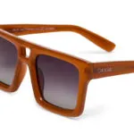 Okkia CLUB Sunglasses VULCANO Jelly Orange (Black Lenses) - Image 5