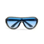 Okkia CLUB Sunglasses PANAREA Translucent Smoke (Blue Lenses)