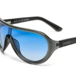 Okkia CLUB Sunglasses PANAREA Translucent Smoke (Blue Lenses) - Image 5