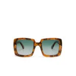 Okkia CLUB Sunglasses ISCHIA Classic Havana (Green Lenses) - Image 4