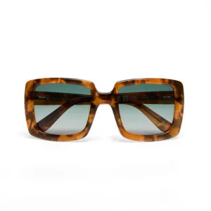 Okkia CLUB Sunglasses ISCHIA Classic Havana (Green Lenses)