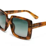 Okkia CLUB Sunglasses ISCHIA Classic Havana (Green Lenses) - Image 5