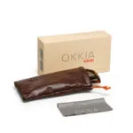 Okkia CLUB Sunglasses ISCHIA Classic Havana (Green Lenses) - Image 8