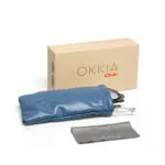 Okkia CLUB Sunglasses ALICUDI Translucent Smoke (Blue Lenses) - Image 8