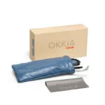 Okkia CLUB Sunglasses STROMBOLI Translucent Smoke (Blue Lenses) - Image 8