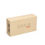 Okkia CLUB Sunglasses VULCANO Jelly Orange (Black Lenses) - Image 7