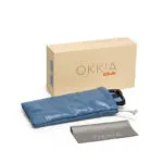 Okkia CLUB Sunglasses VULCANO Translucent Smoke (Blue Lenses) - Image 7