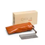 Okkia CLUB Sunglasses PANAREA Jelly Orange (Black Lenses) - Image 8
