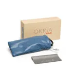 Okkia CLUB Sunglasses PANAREA Translucent Smoke (Blue Lenses) - Image 8