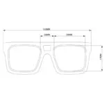 Okkia CLUB Sunglasses VULCANO Jelly Orange (Black Lenses) - Image 6