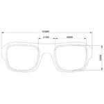 Okkia CLUB Sunglasses STROMBOLI Translucent Smoke (Blue Lenses) - Image 6