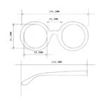 Okkia Sunglasses MONICA Havana Blue - Image 8