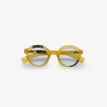 Okkia Sunglasses LAURO Havana Yellow (Blue Lens)