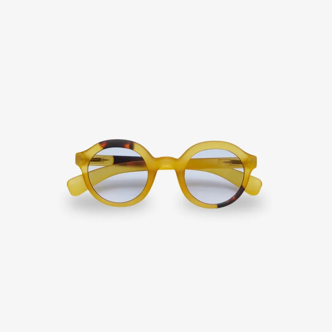 Okkia Sunglasses LAURO Havana Yellow (Blue Lens)