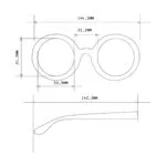 Okkia Sunglasses MONICA Black&Rose - Image 8