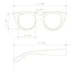 Okkia Sunglasses SILVIA Eye Black - Image 8