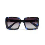 Okkia CLUB Sunglasses ISCHIA Blu Forty (Black Lenses) POLARIZED