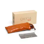 Okkia CLUB Sunglasses ISCHIA Jelly Orange (Black Lenses) POLARIZED - Image 16