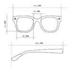 Okkia Sunglasses Giovanni Midnight Blue Lens - Image 2