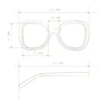 Okkia Sunglasses ANNA Green Sage - Image 8